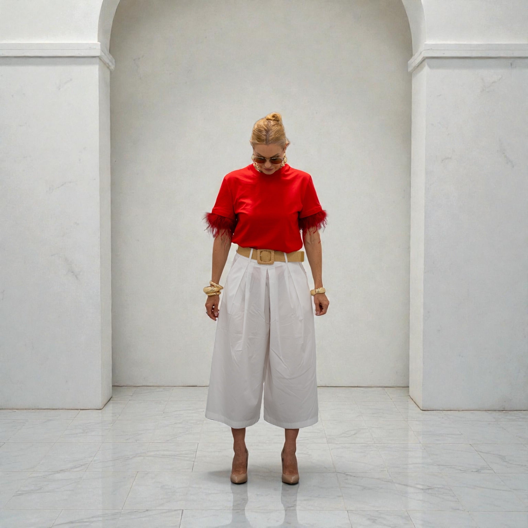 Scarlet Chic Shirt Red