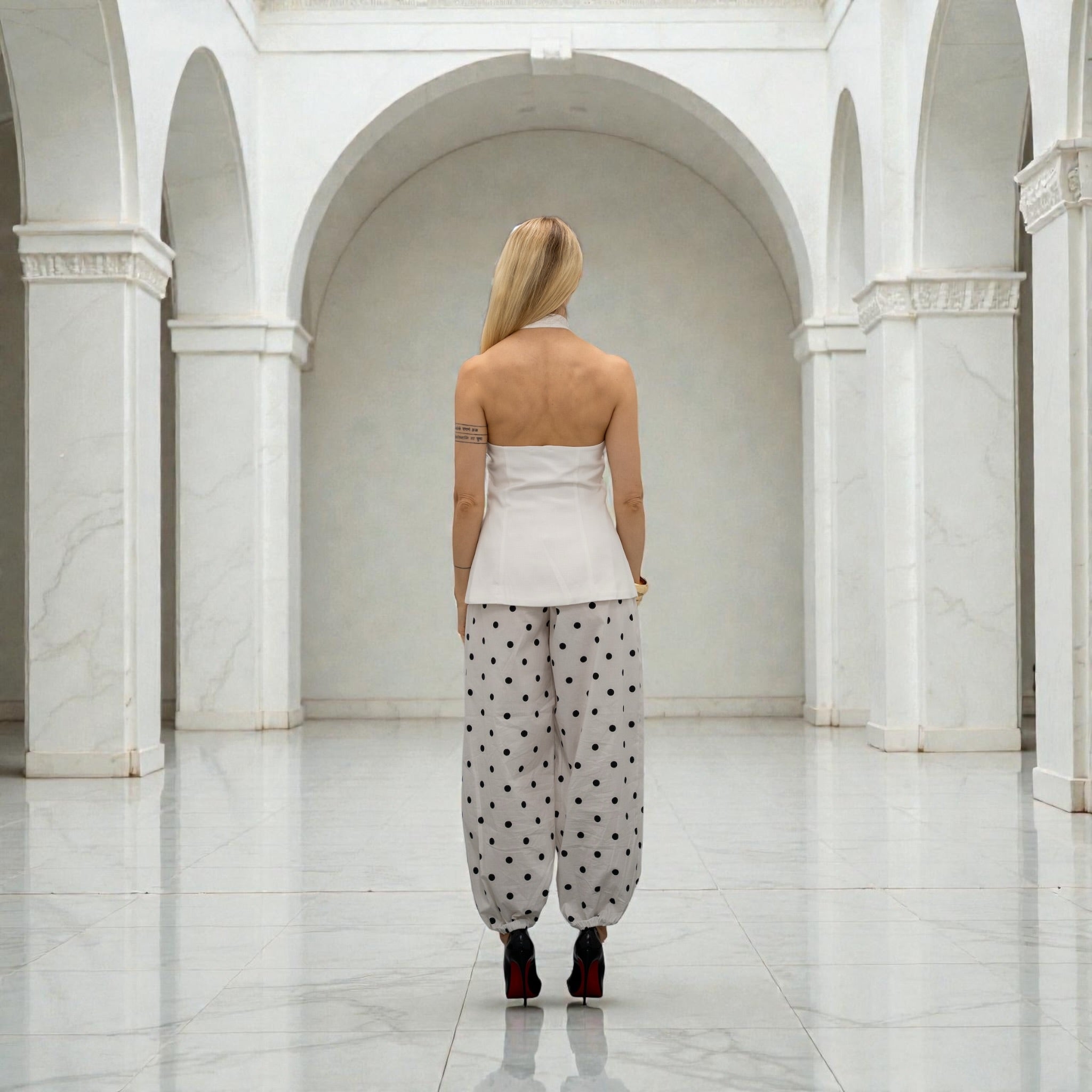 Noir Dot Pants