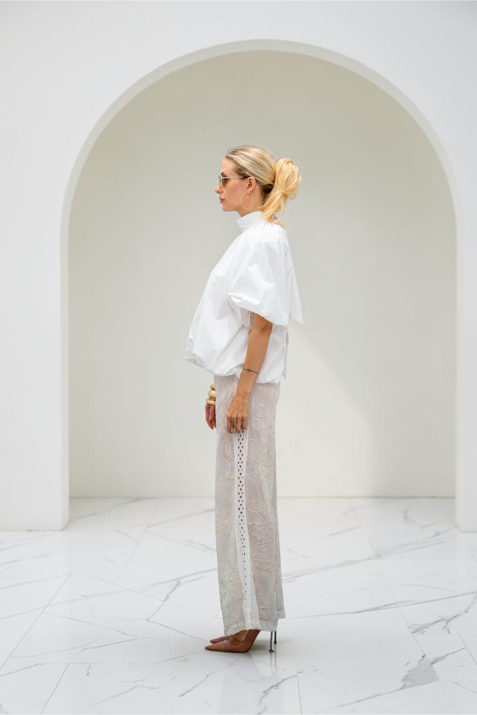 Bluse Blanc Signature 100 % Baumwolle