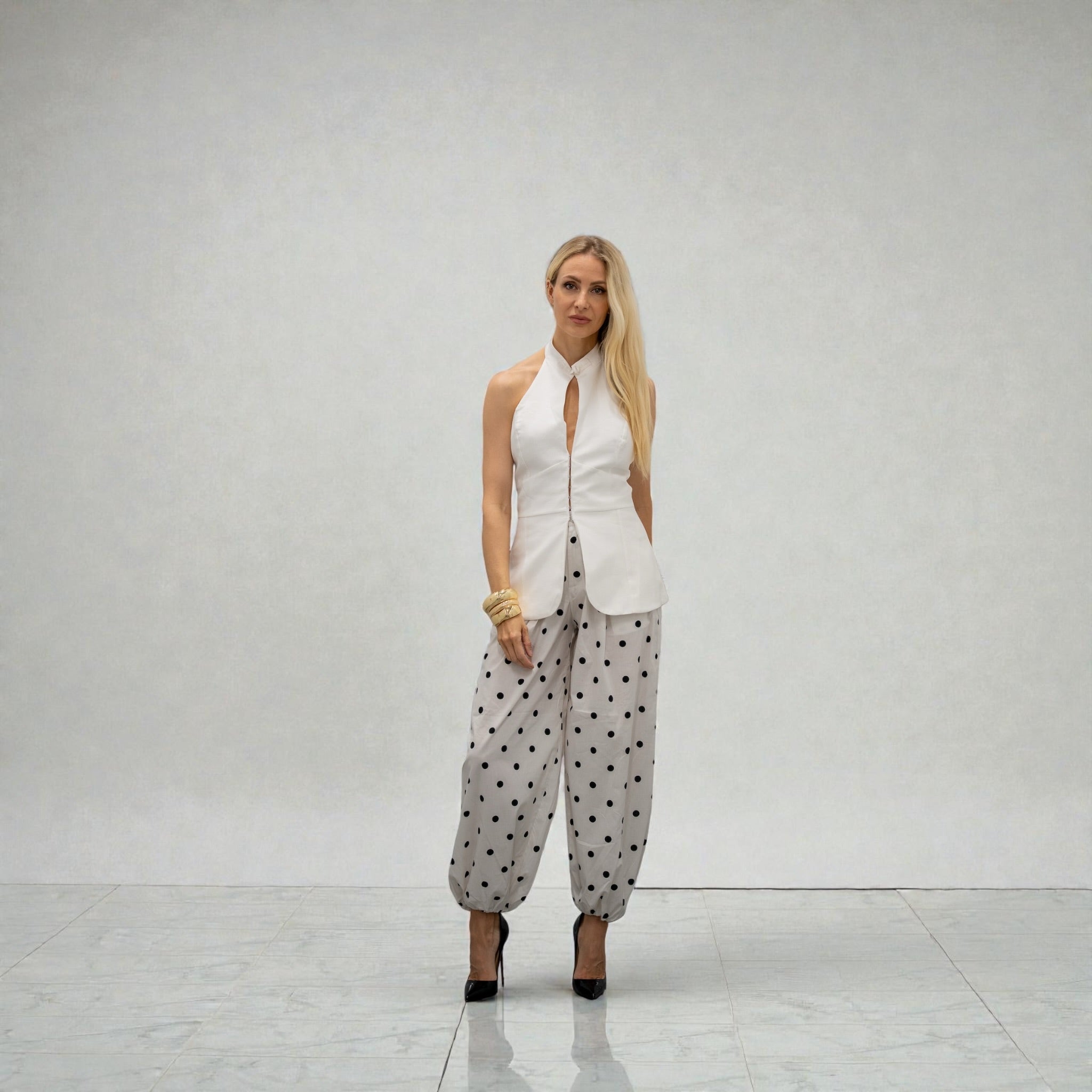 Noir Dot Pants