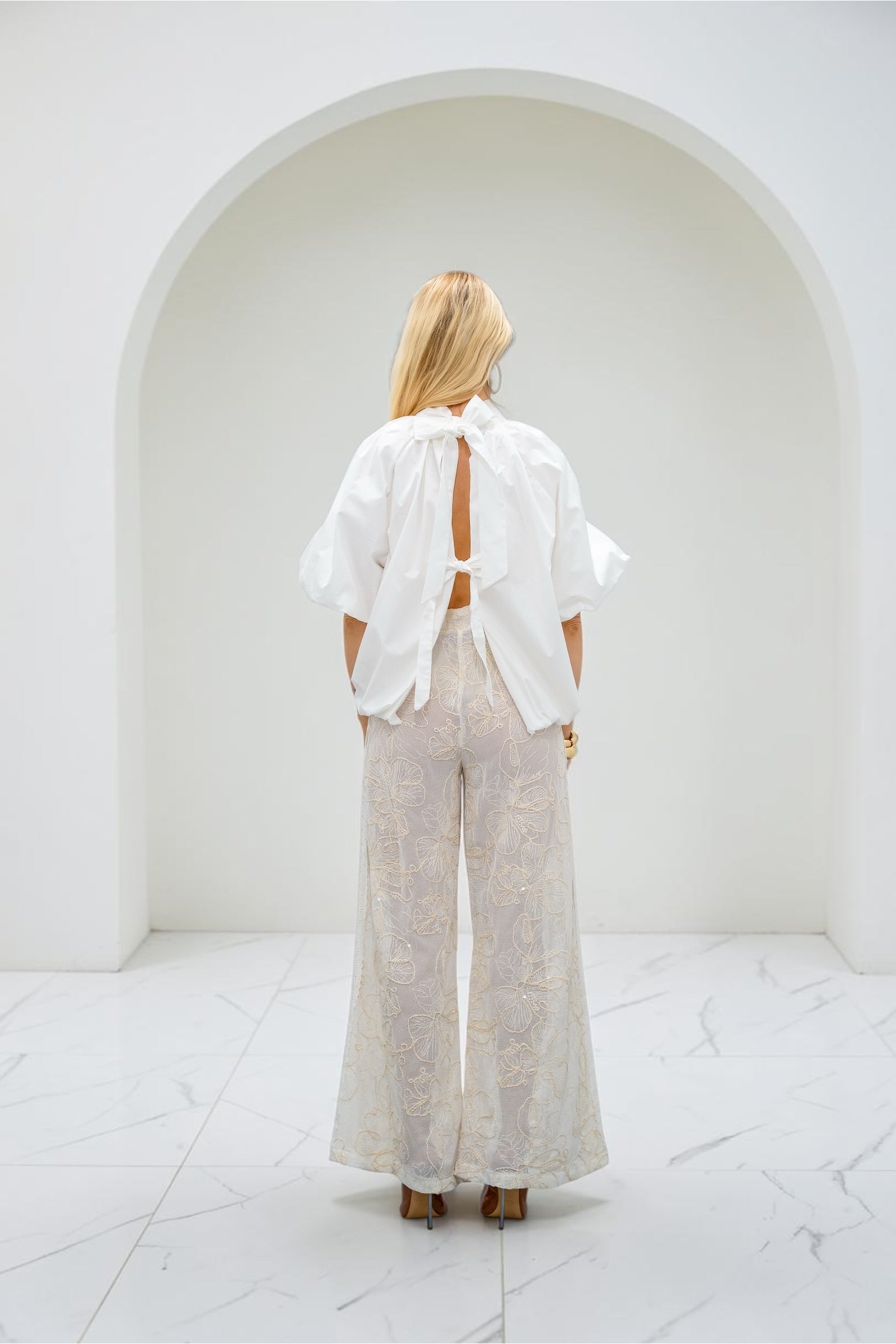 Bluse Blanc Signature 100 % Baumwolle
