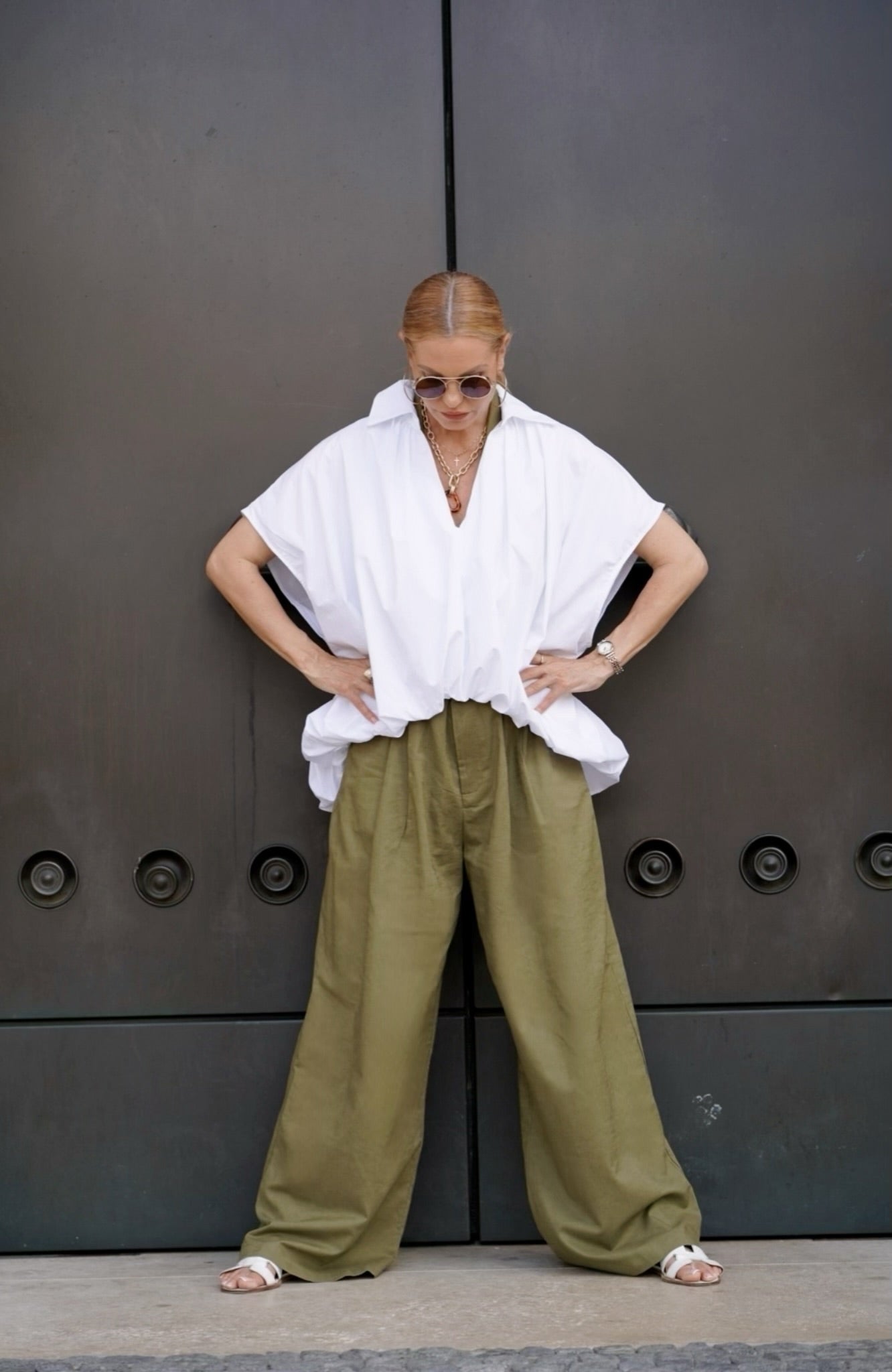 Minimal Blanc Bluse